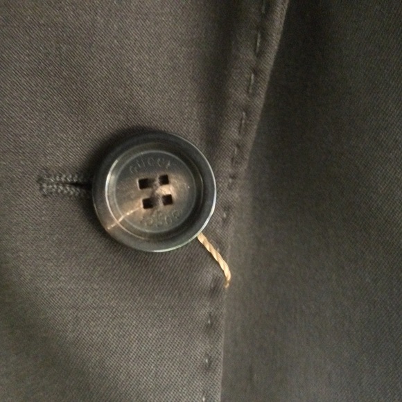 Gucci Women Wool Blend Blazer Size 38 US 4 Long Sleeve Button Peaked Lapels - Picture 8 of 15